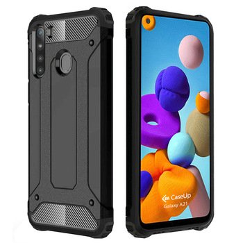 CaseUp Samsung Galaxy A21 Kılıf Tank Siyah