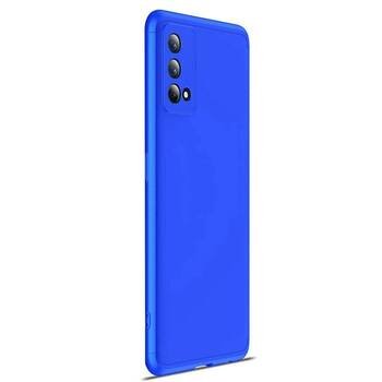 Microsonic Oppo A74 4G Kılıf Double Dip 360 Protective AYS Mavi