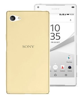 Microsonic Sony Xperia Z5 Compact Kılıf Transparent Soft Gold