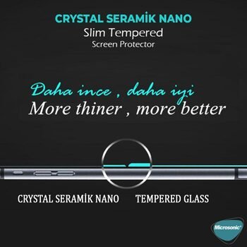 Microsonic Xiaomi Redmi Note 10 Crystal Seramik Nano Ekran Koruyucu Siyah (2 Adet)