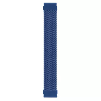 Microsonic Amazfit Balance Kordon, (Medium Size, 155mm) Braided Solo Loop Band Lacivert