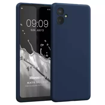 Microsonic Matte Silicone Samsung Galaxy A06 Kılıf Lacivert