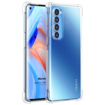 Microsonic Oppo Reno 4 Pro Kılıf Anti Shock Silikon Şeffaf