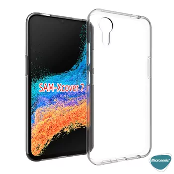 Microsonic Samsung Galaxy XCover 7 Kılıf Transparent Soft Şeffaf