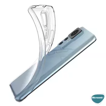 Microsonic Xiaomi Mi 12T Kılıf Transparent Soft Şeffaf