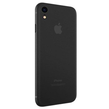 Microsonic Apple iPhone XR Kılıf Peipe Matte Silicone Siyah