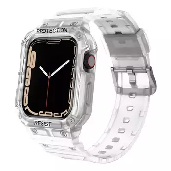 Microsonic Apple Watch Ultra Kordon Single Apex Resist Şeffaf