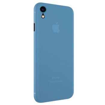 Microsonic Apple iPhone XR Kılıf Peipe Matte Silicone Mavi