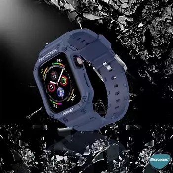 Microsonic Apple Watch Ultra Kordon Single Apex Resist Pembe