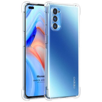 Microsonic Oppo Reno 4 Kılıf Anti Shock Silikon Şeffaf