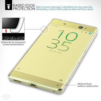 CaseUp Sony Xperia XA Ultra Kılıf Transparent Soft Beyaz