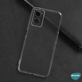 Microsonic Oppo A76 Kılıf Transparent Soft Şeffaf