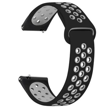 Microsonic Xiaomi Watch 5 Rainbow Gently Band Kordon Siyah Gri