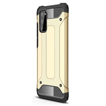 Microsonic Samsung Galaxy S20 Kılıf Rugged Armor Gold