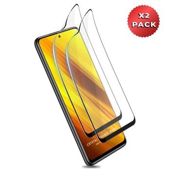 Microsonic Xiaomi Poco X3 Pro Crystal Seramik Nano Ekran Koruyucu Siyah (2 Adet)