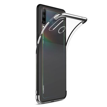 Microsonic Huawei Y7P Kılıf Skyfall Transparent Clear Gümüş