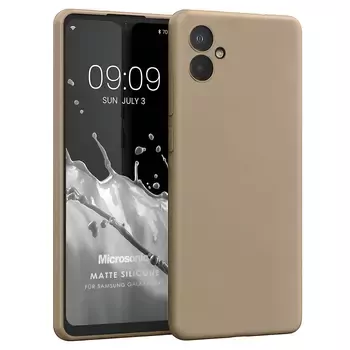 Microsonic Matte Silicone Samsung Galaxy A06 Kılıf Gold