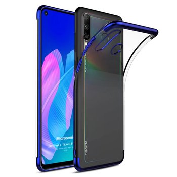 Microsonic Huawei Y7P Kılıf Skyfall Transparent Clear Mavi