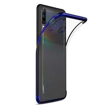 Microsonic Huawei Y7P Kılıf Skyfall Transparent Clear Mavi