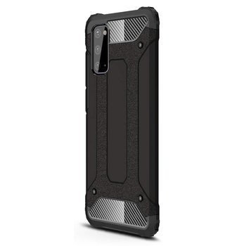 Microsonic Samsung Galaxy S20 Kılıf Rugged Armor Siyah