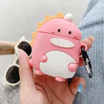 Microsonic Xiaomi Redmi Buds 3 Kılıf Cartoon Figürlü Silikon Crtn-Fgr-Ct-Dnzr-Pmb