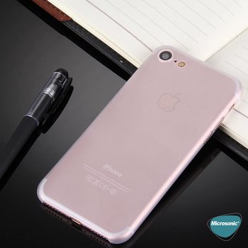 Microsonic Apple iPhone 7 Plus Kılıf Peipe Matte Silicone Mavi