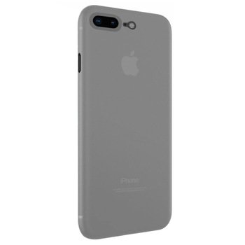 Microsonic Apple iPhone 7 Plus Kılıf Peipe Matte Silicone Gri