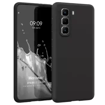 Microsonic Matte Silicone Infinix Hot 50 Pro Plus Kılıf Siyah