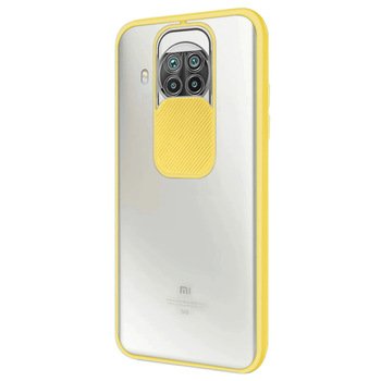 Microsonic Xiaomi Mi 10T Lite Kılıf Slide Camera Lens Protection Sarı