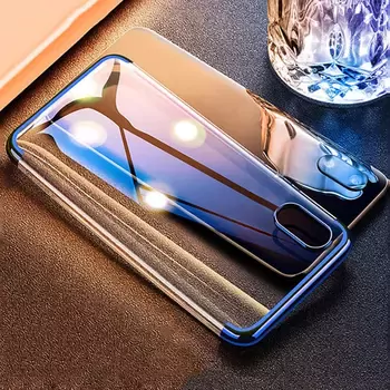 Microsonic Xiaomi Redmi 7A Kılıf Skyfall Transparent Clear Kırmızı