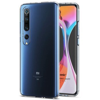 Microsonic Xiaomi Mi 10 Pro Kılıf Transparent Soft Beyaz