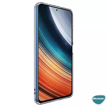 Microsonic Xiaomi Poco F4 Kılıf Transparent Soft Şeffaf