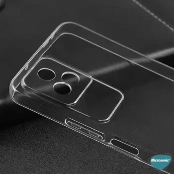 Microsonic Xiaomi Poco F4 Kılıf Transparent Soft Şeffaf