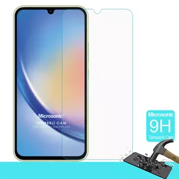 Microsonic Samsung Galaxy A34 Tempered Glass Cam Ekran Koruyucu