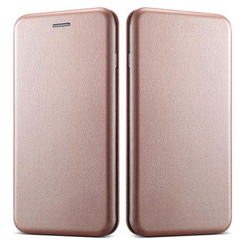 CaseUp Oppo A12 Kılıf Manyetik Stantlı Flip Cover Rose Gold