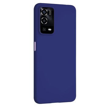 Microsonic Oppo A55 4G Kılıf Matte Silicone Lacivert