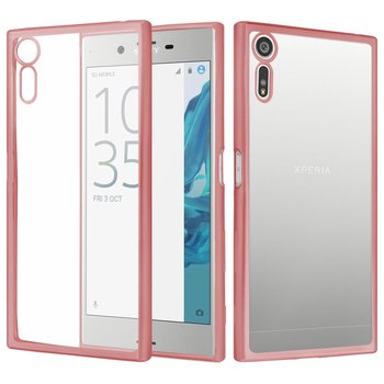 CaseUp Sony Xperia XZ Lazer Kesim Silikon Kılıf Rose Gold