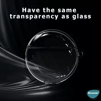 Microsonic Huawei FreeBuds 4E 2024 Kılıf Transparent Clear Soft Şeffaf