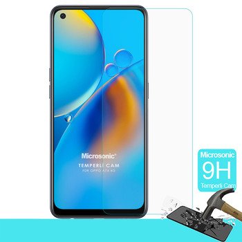 Microsonic Oppo A74 4G Temperli Cam Ekran Koruyucu Film