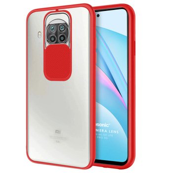 Microsonic Xiaomi Mi 10T Lite Kılıf Slide Camera Lens Protection Kırmızı