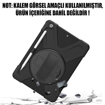 Microsonic Apple iPad Pro 11 2025 Kılıf (A3357-A3358) Heavy Defender Siyah