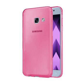 Microsonic Samsung Galaxy A3 2017 Kılıf Transparent Soft Pembe