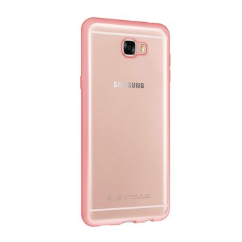 CaseUp Samsung Galaxy J5 Prime Lazer Kesim Silikon Kılıf Rose Gold