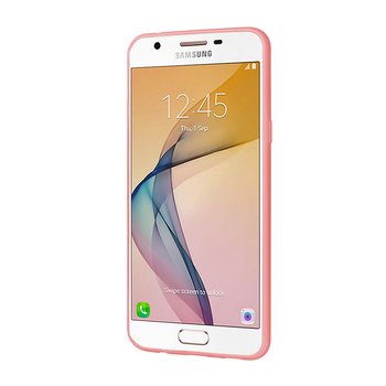 CaseUp Samsung Galaxy J5 Prime Lazer Kesim Silikon Kılıf Rose Gold