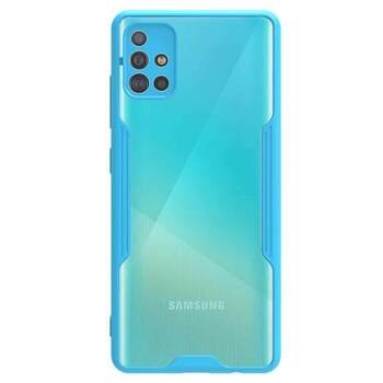 Microsonic Samsung Galaxy A71 Kılıf Paradise Glow Turkuaz