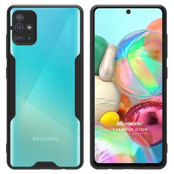 Microsonic Samsung Galaxy A71 Kılıf Paradise Glow Siyah