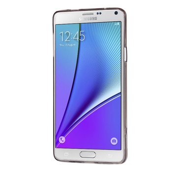 CaseUp Samsung Galaxy Note 5 Kılıf Transparent Soft Siyah