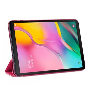 Microsonic Samsung Galaxy Tab A T510 Smart Case Kapaklı Kılıf Pembe