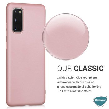 Microsonic Samsung Galaxy S20 Kılıf Matte Silicone Kırmızı