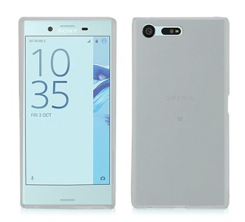 CaseUp Sony Xperia X Compact Kılıf Transparent Soft Siyah